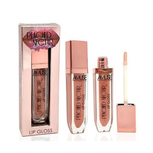 Glitter lip gloss brown